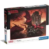 Clementoni - Puzzel - Dungeons and Dragons - Dragon riders - 1000 stukjes