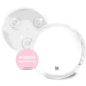 Fantasia Make-up spiegel 23 cm | rond | met 3 zuignappen | 5 * vergrotend
