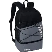 Erima Sportrugzak grijs / zwart / wit