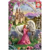 Sonstige Verlage -Puzzel - Sprookjes en Unicorn - 500 stukjes - Legpuzzel