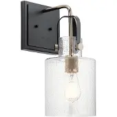 Kichler LED Wandlamp Kitner | 1X E27 Max 60W | Polished Nickel