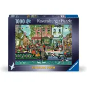 Ravensburger Riverside Town legpuzzel van 1000 stukjes voor volwassenen | Unieke stukjes | Anti-reflectieoppervlak | FSC-gecertificeerd milieuvri