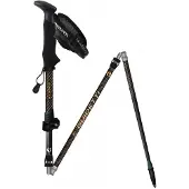 Guidetti Koolstof wandelstok Flashlock Ambre | Maat 42-135 cm