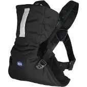Chicco EasyFit ergonomische babydrager - draagzak vanaf de geboorte tot 9 kg - IHDI heupvriendelijk - 2 draagstanden - Black Night