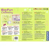 Kosmos Big Fun Chemistry - Experimenteerset - 20 Veilige Scheikundeproeven - Compleet Laboratorium Station - Maak Slijm, Kleurreacties en Bruisende Experimenten - STEM Speelgoed - Vanaf 8 Jaar