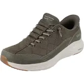 SKECHERS Sneakers laag 'NATURAL EASE' olijfgroen