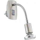 Eglo Rvs Stekkerspot Mini 4 Met Schakelaar Flexibel