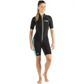 Cressi Lido 2 mm Dames (Zwart/Azure) [XS]