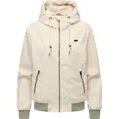 Ragwear Plus Functionele jas 'Nuggeta' ecru / kaki