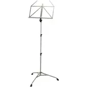 K&M 107 Music Stand Extra Sturdy Nickel-Coloured Finish