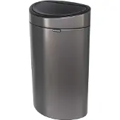 Brabantia Vuilnisbak Touch Bin New, recycle, 23+10 liter, platina