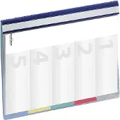 Durable Snelhechters 2557-06 A4 Blauw Polyvinylchloride (PVC) 24,3 x 31 cm 5 Stuks