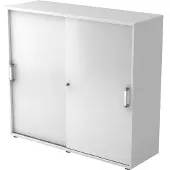 Hjh OFFICE PRO BETA 1753S - Wit Hoogte van de map | 3 OH Schuifwandkast Chrome metaal handgreep