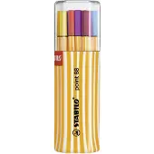Stabilo Fineliner point 88 - Twin Pack - Assorted kleuren - 20 stuks