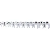 Bgs 1756 Hahnenfuß-sleutelsleutelset 10 (3/8 inch), 10-19 mm, 10-delig.
