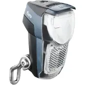 Busch&Muller Lumotec IQ Eyro fietsverlichting voor montage aan voorvork zwart/zilver