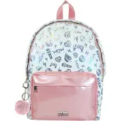 WOW Generation rugzak, roze/wit, 39 cm