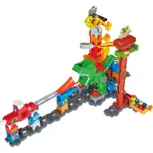 Vtech Marble Rush Dino Adventures Magnetic Set XL400E Knikkerbaan - Dinosaurus Speelgoed - Inclusief Elektronische Lift en Magnetische Elementen - Speelgoed vanaf 4 Jaar