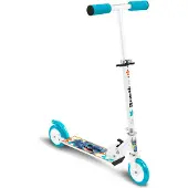 Disney Stitch 2-wiel Kinderstep Opvouwbaar Voetrem Wit/petroblauw