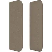 vidaXL Hoofdbord LED 93x16x78/88 cm stof taupe