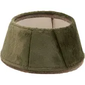 Nampook Kerstboomrok 55 cm faux fur groen Nampook