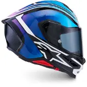 Alpinestars S-R7 Zeal Integraalhelm Blauw/Zwart/Wit XS unisex