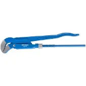 SW-Stahl 42220L pijptang 1,5 inch 420 mm I pijptang S-kaak I antislip loodgieterstang gesmeed en gelakt I tang van chroom-vanadiumstaal I pijpmontage I pijpsleutel blauw