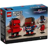 LEGO Captain America en Rode Hulk figuren