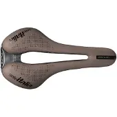 Selle Italia Flite Boost Gravel TI 316 Superflow, fietzadels, racefiets, bruin, effen, carbonvezel, microvezel
