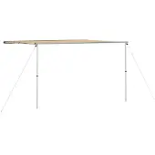 vidaXL Luifel voor camper en caravan 3,6x3x2,15 m beige
