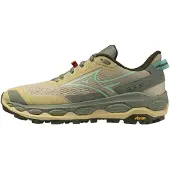 Mizuno Wave Mujin 11 trailschoenen Groen Bruin AW26 Dames, Maat 38,5 - EUR