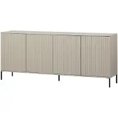 Woood New Gravure Dressoir - Essen - Espresso - 85x200x44