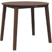 vidaXL Eettafel bruin massief hout rubber
