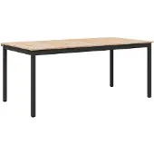 vidaXL Eettafel Naturel 140 x 80 x 75 cm Massief grenenhout