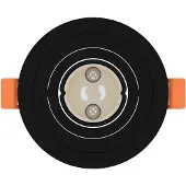 vidaXL Spotje 12 st Zwart 9 x 9 x 2 cm Aluminium