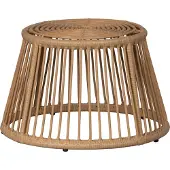 Woood Hocker Alatna - Wicker - Naturel - 33x43x43