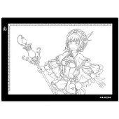 HUION L4S, Kabel, 310 x 210 mm, USB, Pen, LED, 745 cd/m²