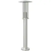 vidaXL Weglamp, zilverkleurig, 60 cm, roestvrij staal