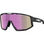 Bliz - Zonnebrillen - Fusion Small Matt Black Brown w Rose Multi voor Unisex - Zwart
