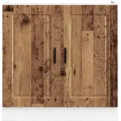 vidaXL Onderkast voor spoelbak, Porto, met uitstraling van oud hout, 80x46x81,5 cm