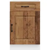 vidaXL Keukenonderkast Kalmar, uitstraling van oud hout, houtvezel