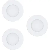Eglo Smart Downlight | Fueva -Z | Ø 8.6 cm | 2700-6500K | 2.8W | Wit | 3 stuks
