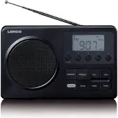 Lenco MPR-035BK, zwart