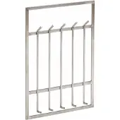 Wohnling Wandkapstok WL6.442 Metaal Zilver Wandmontage 10 Haken