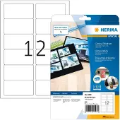 Herma Hoogglans-etiketten, A4, 88,9 x 46,6 mm, wit, permanent hechtend