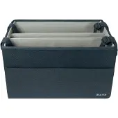 Leitz Stoffen Compacte Hot Desking Opbergtas - Fluweel grijs