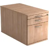 Hjh OFFICE PRO SIGNA TC20 BM - Rolcontainer Hout Walnoot met ophangsysteem Metalen handgreep