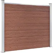vidaXL Schuttingpanelenset 872x146 cm HKC bruin