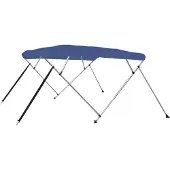 vidaXL Biminitop 4-boogs 243x180x137 cm blauw