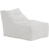Venture Home Redang loungestoel zitzak wit.